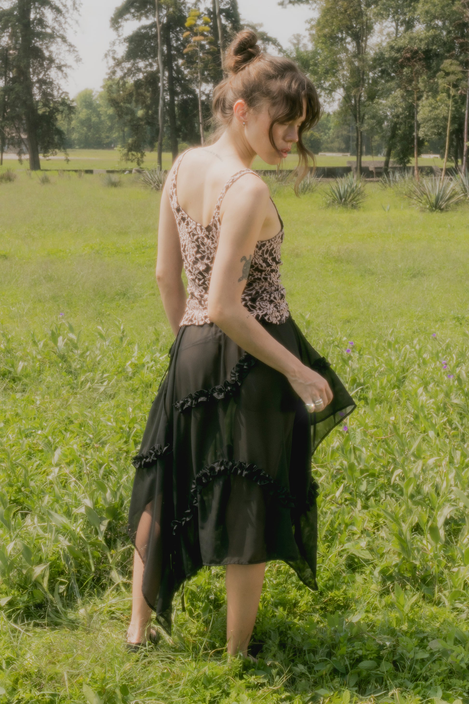 Dahlia skirt ruffles