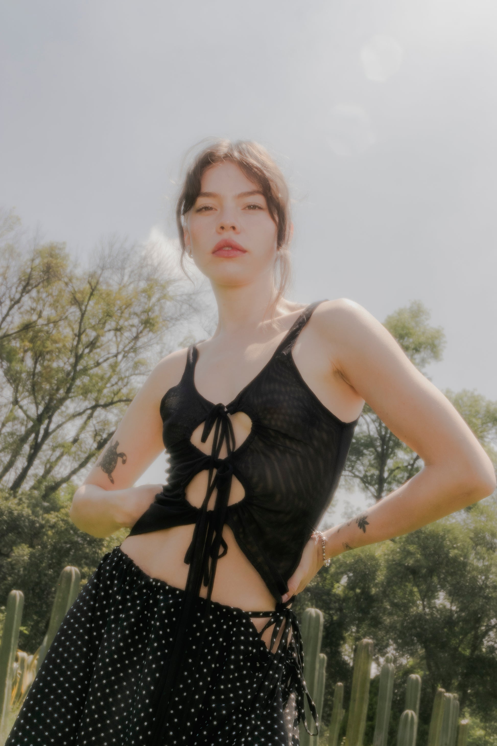 Rita mesh top